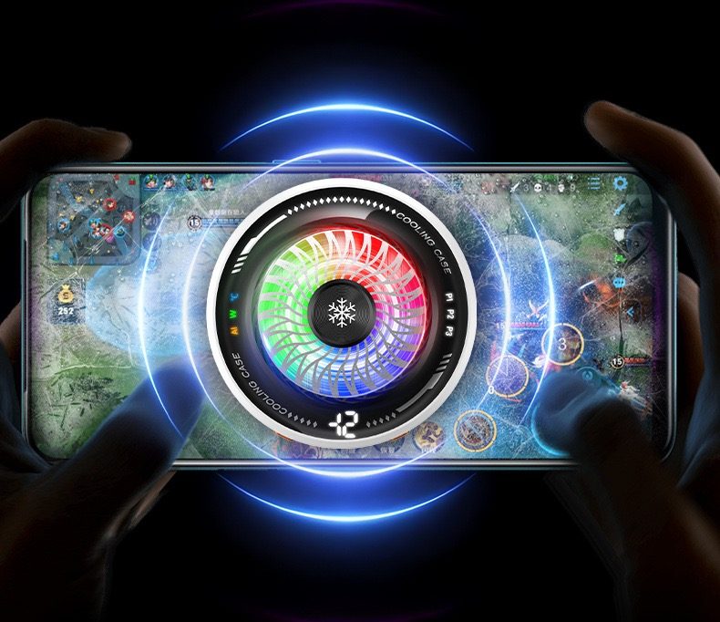 Quiet K3 phone cooler during long gaming session